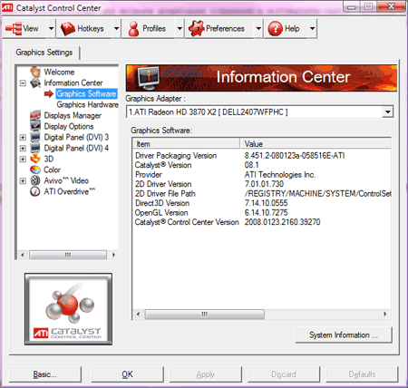 les catalyst 8.2 beta ou un truc comme ca