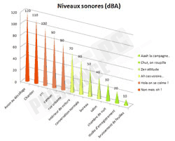 niveaux sonores