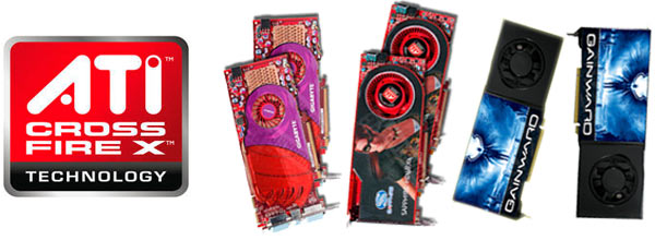 crossfire hd4850 hd4870 gtx260 gtx280 puissance pc