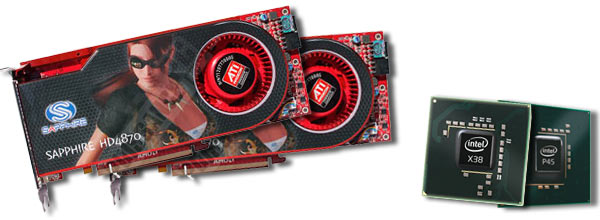 crossfire hd4870 p45 x38