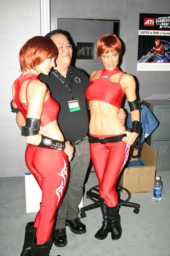 Eric, entouré de Thibaut et de David ( photo (c) Pascal )