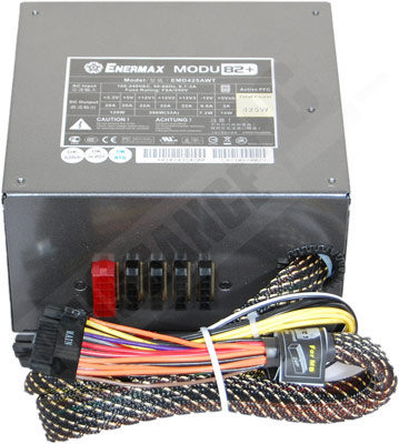 puissance pc test alimentation enermax modu82 425w