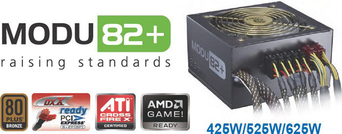 puissance pc test alimentation enermax modu82 425w