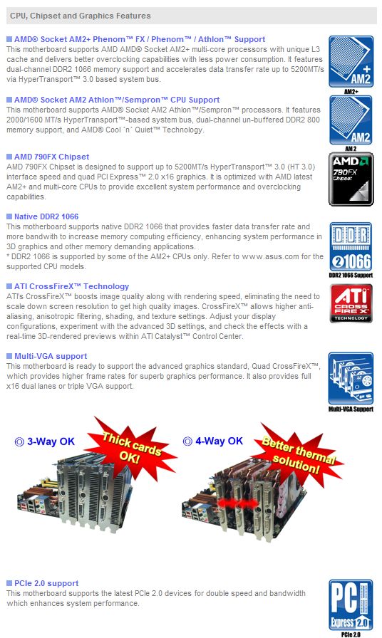 specifications m3a79t puissance pc