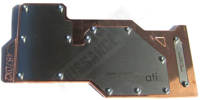 test aquagratix 4870 x2 waterblock recto