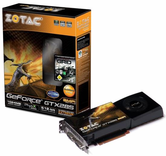 Zotac GTX 285 AMP! Edition