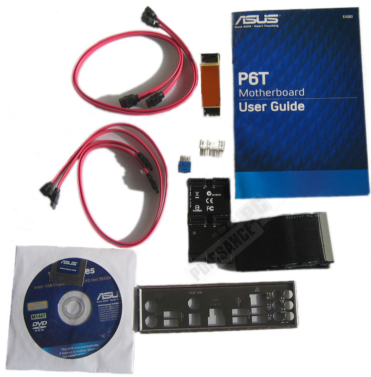 Comparatif cartes m&egrave;res X58 bundle Asus P6T