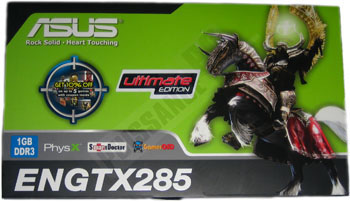 Dossier Geforce GTX 285 et 295 photo boite de la GTX 285 