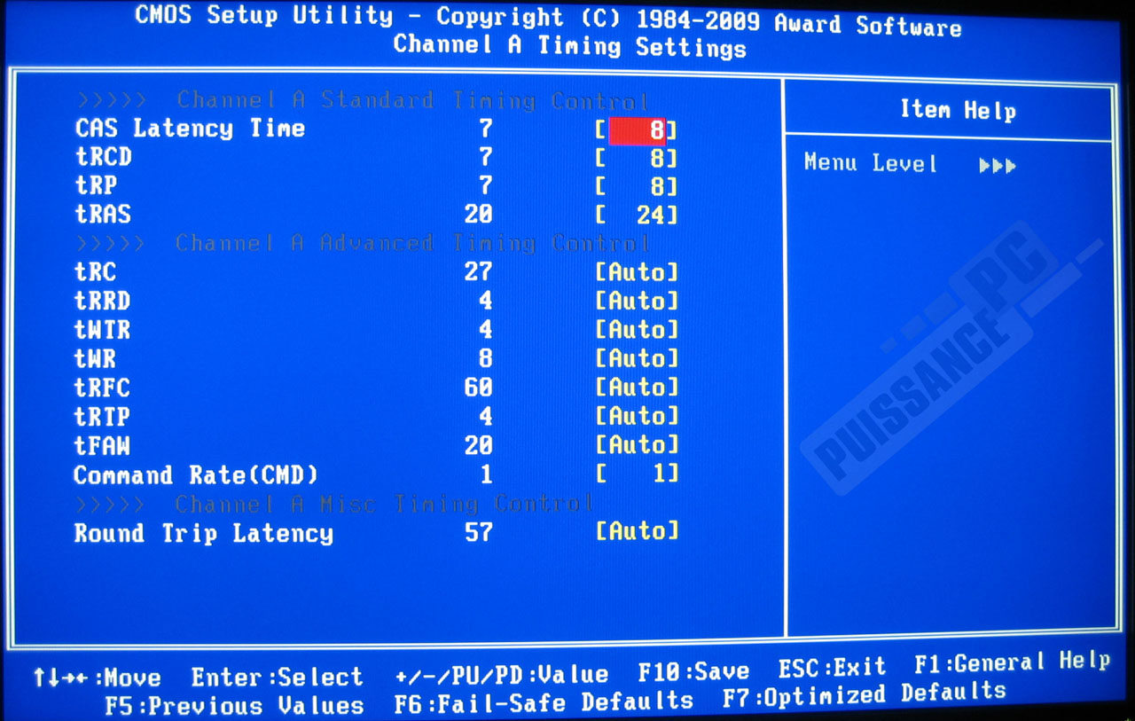 Comparatif cartes m&egrave;res X58 bios Gigabyte