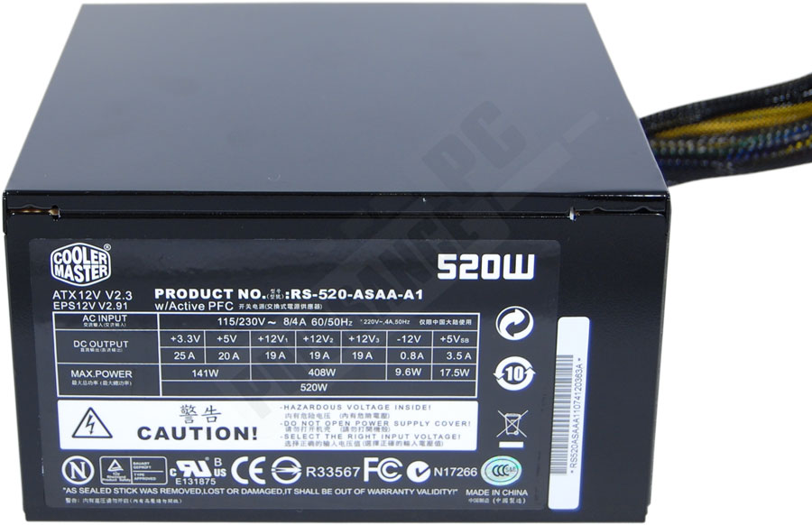 cooler master real power m520 côté