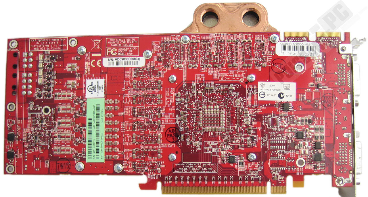 Dossier Powercolor HD 4890 LCS carte verso