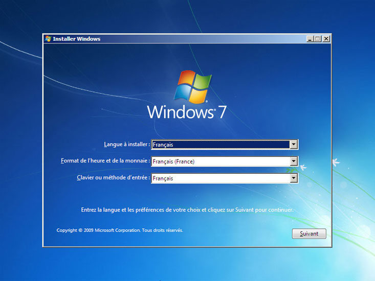 windows 7 seven installation