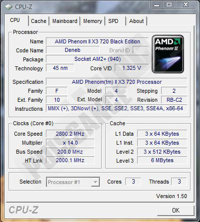 amd 720 cpuz