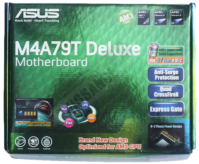 asus m4a79t deluxe box puissance-pc