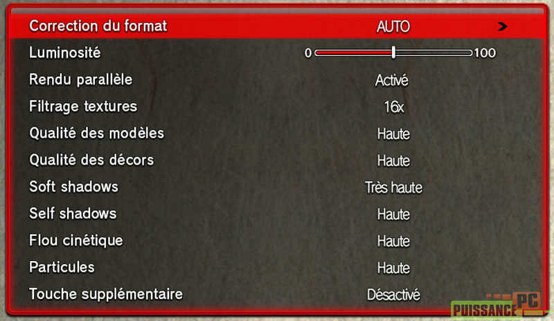 Street Fighter 4 r&eacute;glages suite