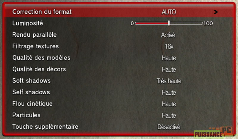 Street Fighter 4 r&eacute;glages suite