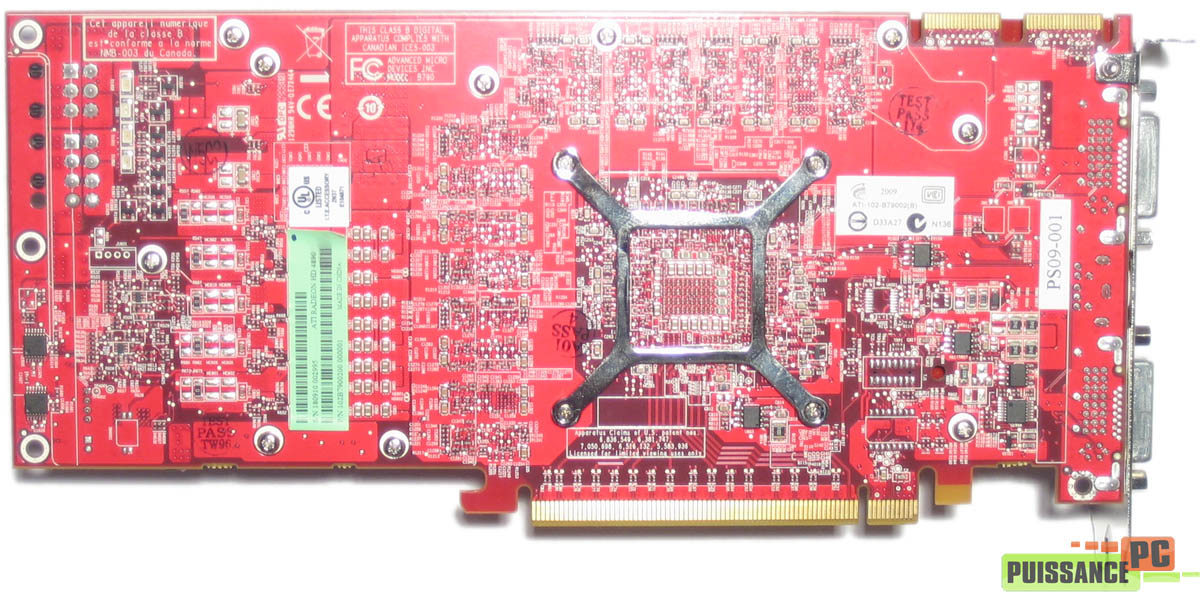 cartes graphiques mono-GPU haut de gamme juin 2009 4890 dos