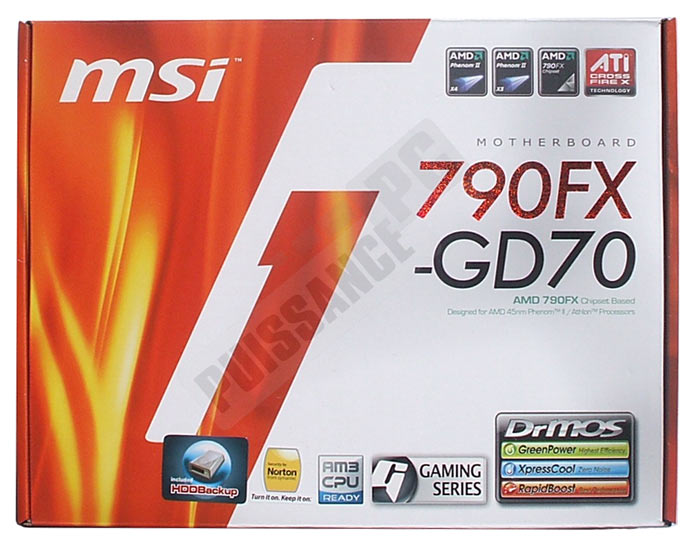 msi 790fx gd70 box puissance-pc