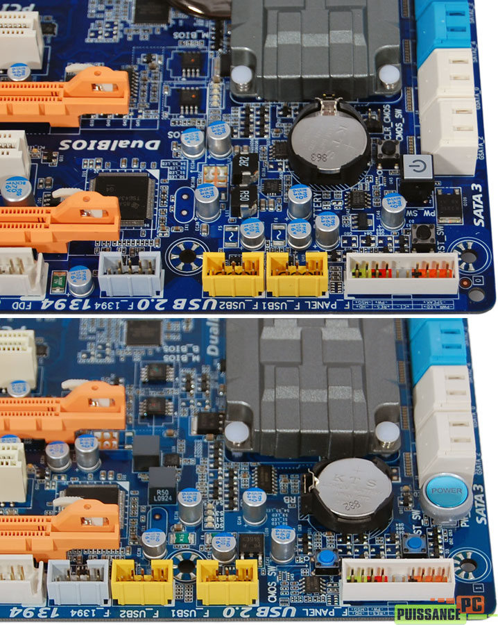 Gigabyte EP55-UD4P et P55-UD5 pcb