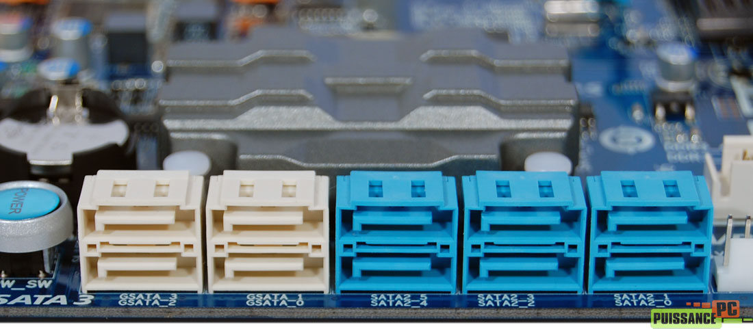 Gigabyte P55-UD5 ports SATA