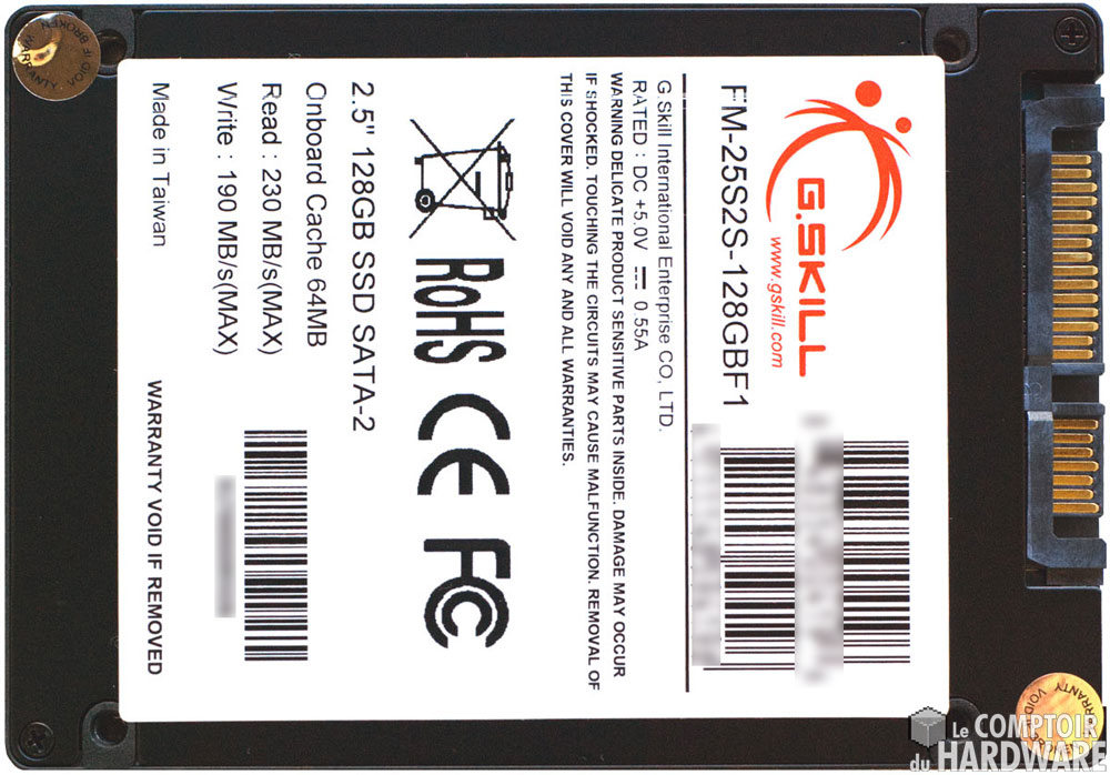 verso - gskill falcon 128Go