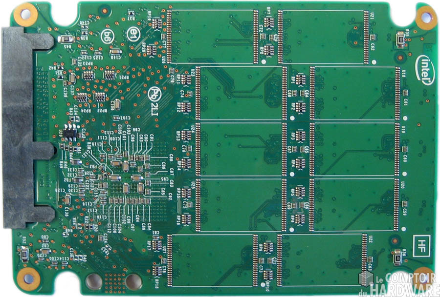 verso pcb - Intel x25-m postville 80 Go