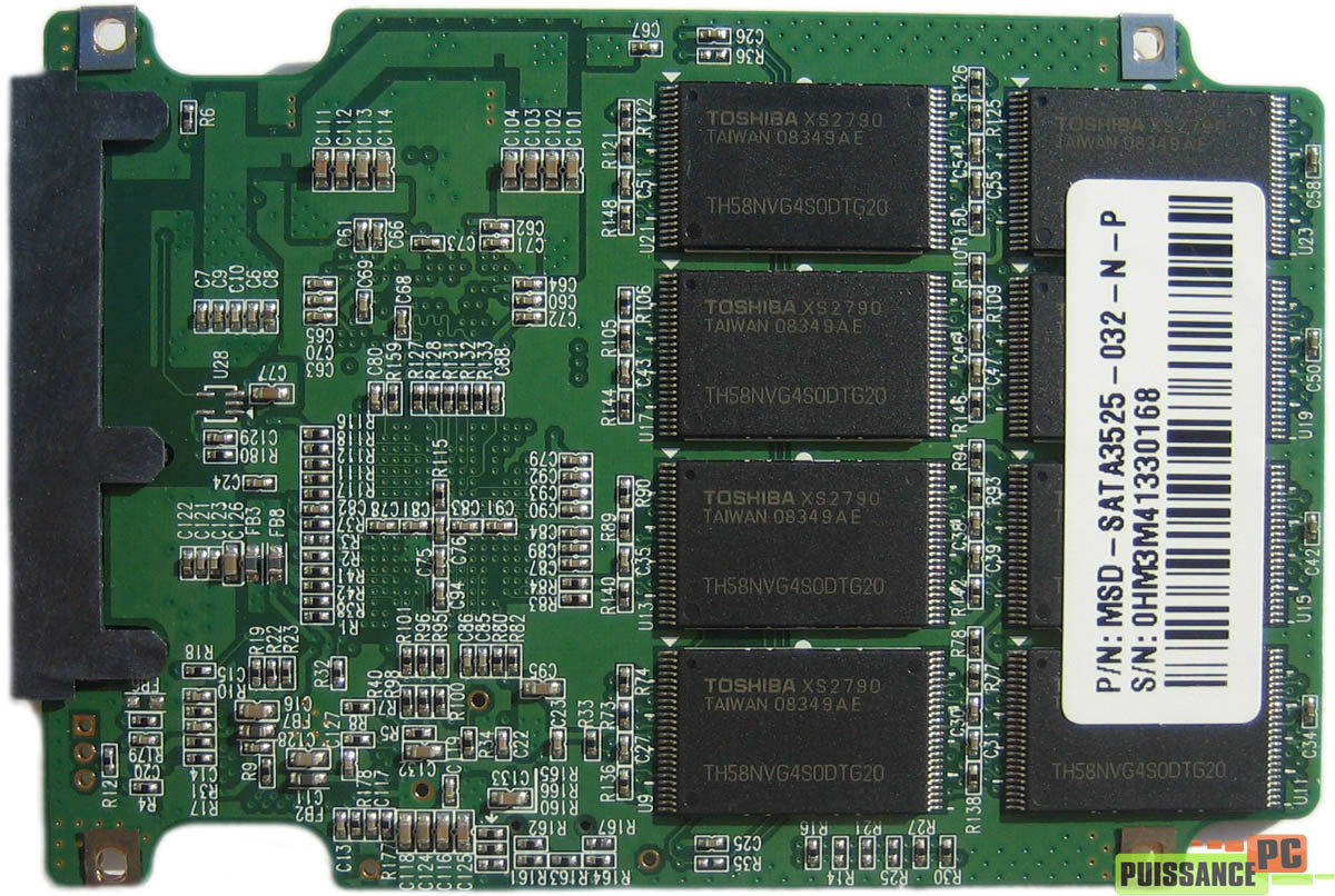 verso pcb - Mtron Mobi 3500 32 Go