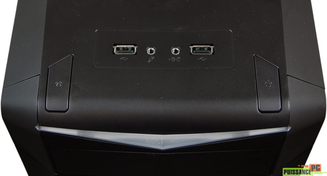 Silverstone Raven 2 connectiques