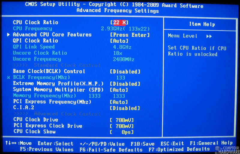 Advanced Frequency P55-UD5