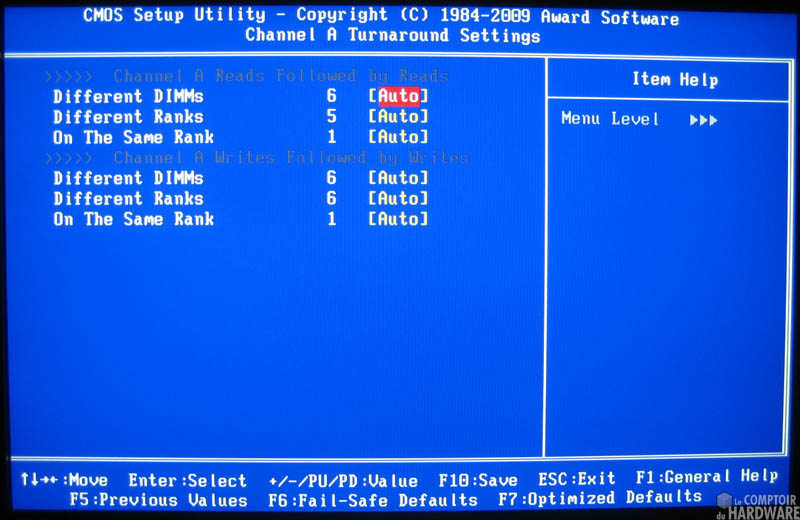 Memory Turnaround P55-UD5