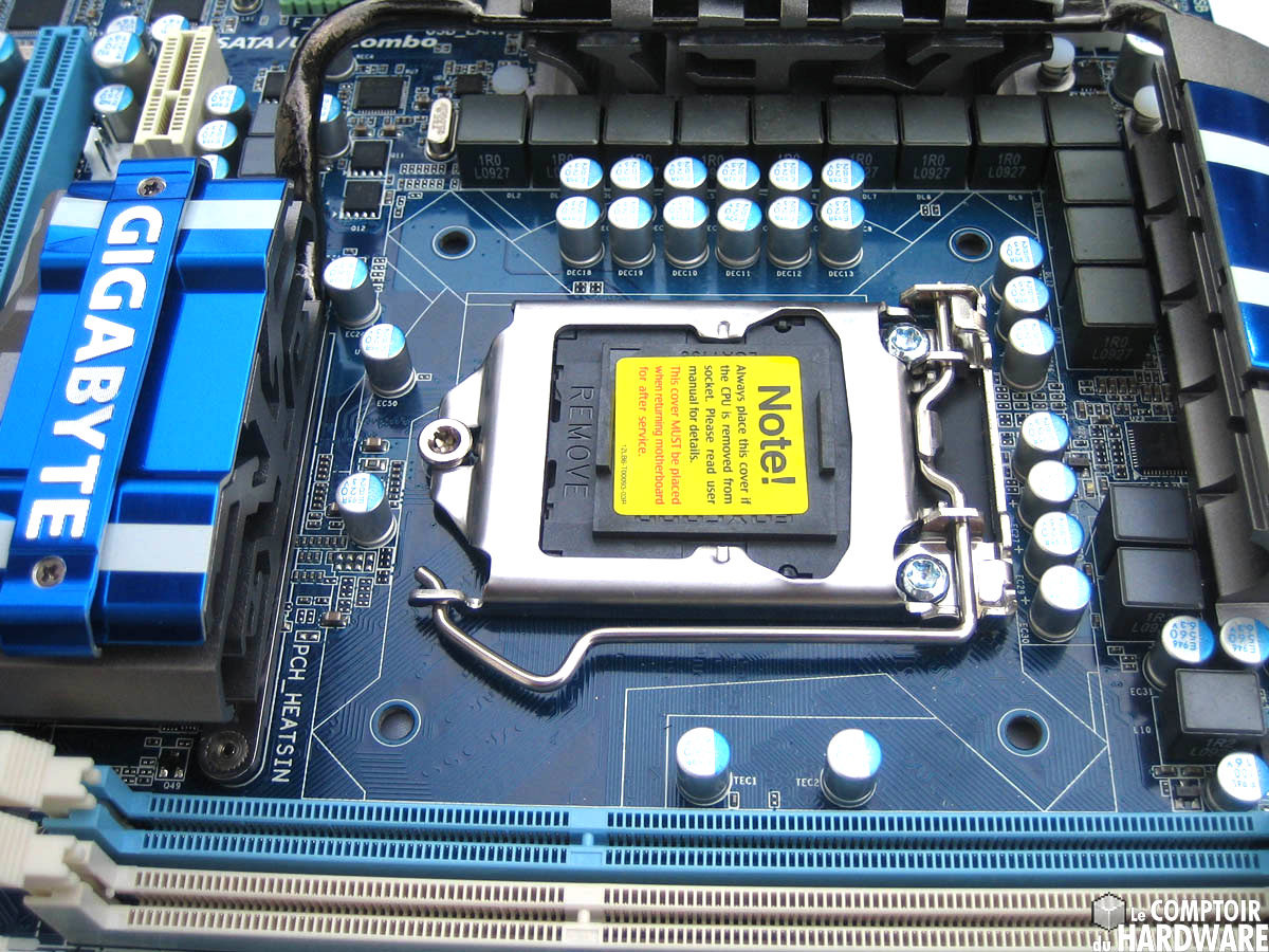 mosfet socket P55-UD5