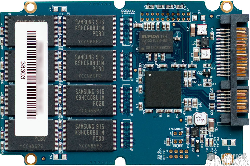 PCB recto Crucial M225 128 Go