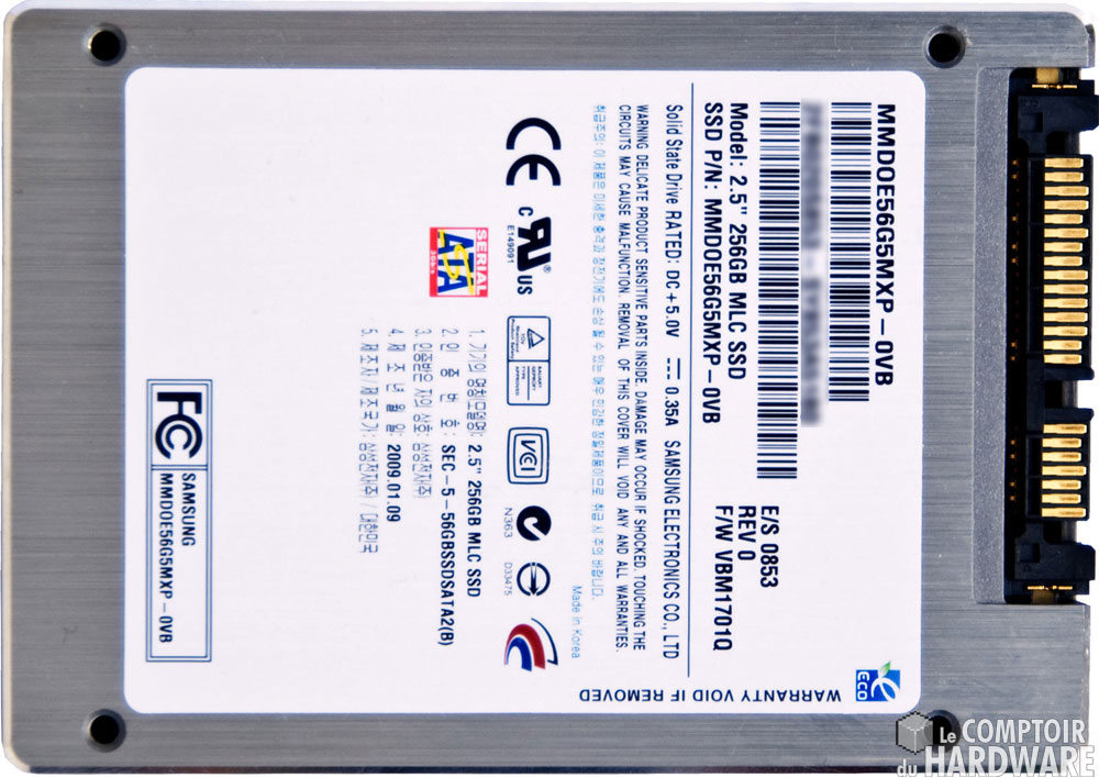 verso - Samsung PB22J 256 Go