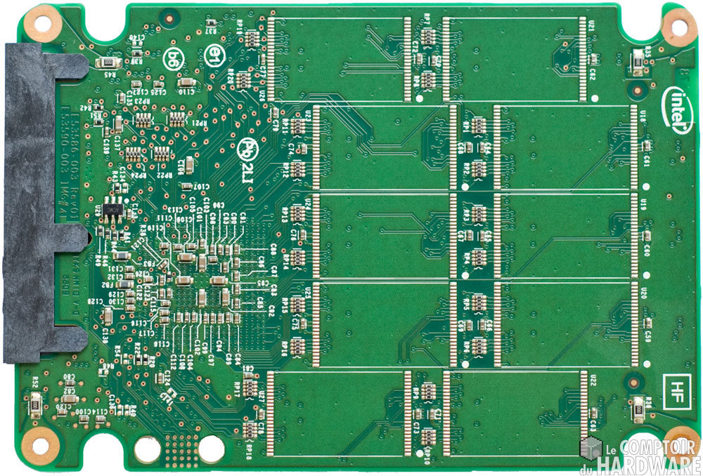 verso pcb - Intel x25-m postville 160 Go
