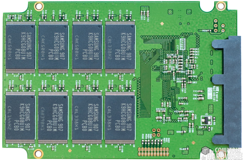 verso pcb - transcend SSD25D 128 Go
