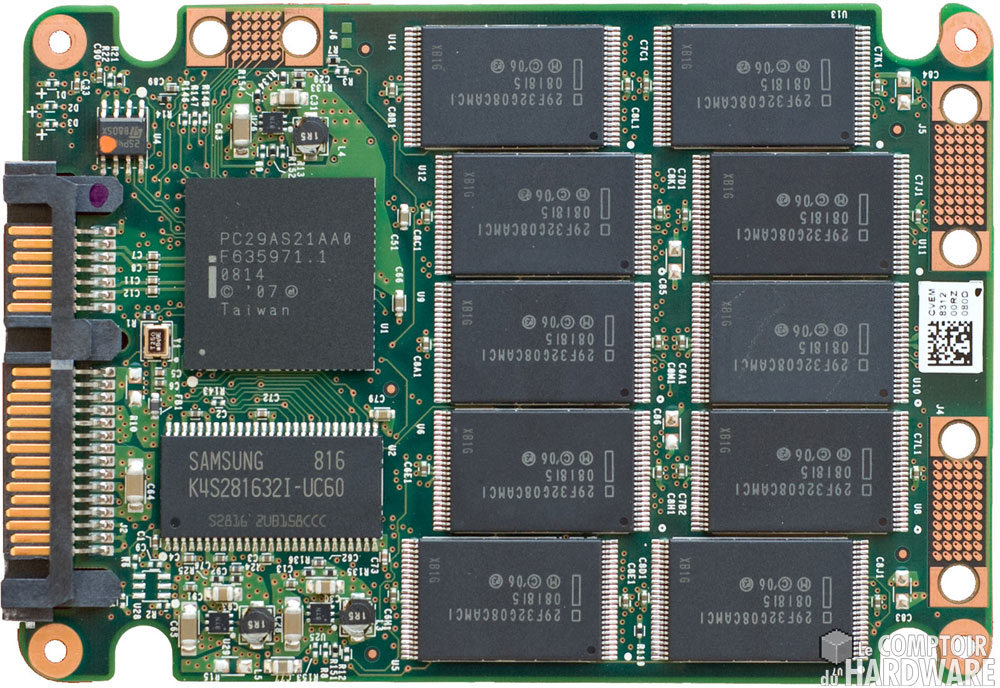 recto pcb - Intel x25-m 80 Go