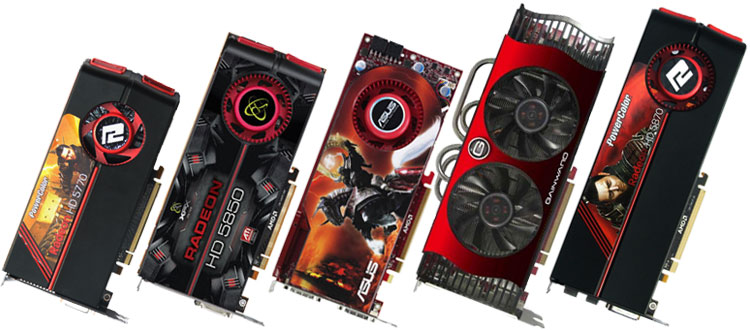 hd5870 hd5850 hd5770 gtx285 hd4890
