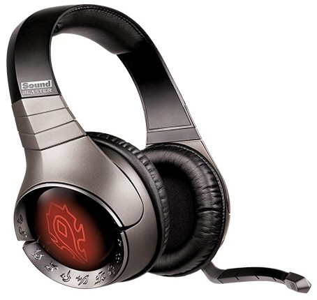 creative sound blaster world of warcraft headset filiaire