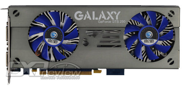 galaxy gts 250 x2 dessus