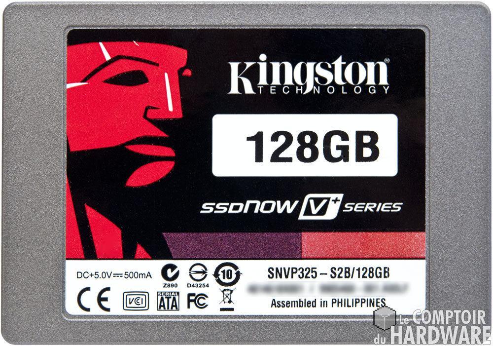 recto - Kingston V+ serie 128Go ( snvp325 )