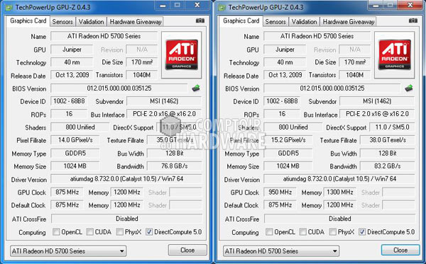 msi hd5770 hawk gpuz