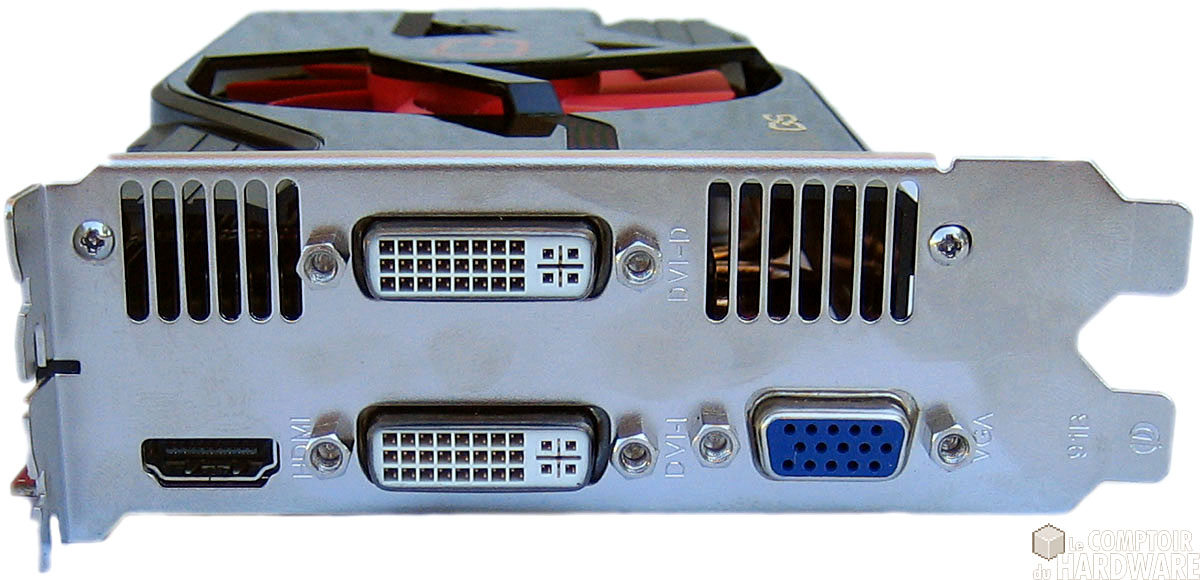 connecteurs Gainward GTX 460 1 Go