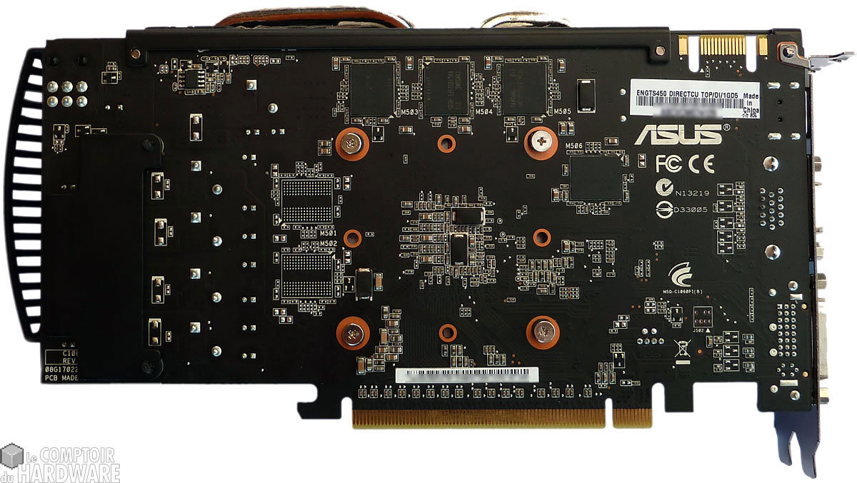 Asus GTS 450 TOP verso