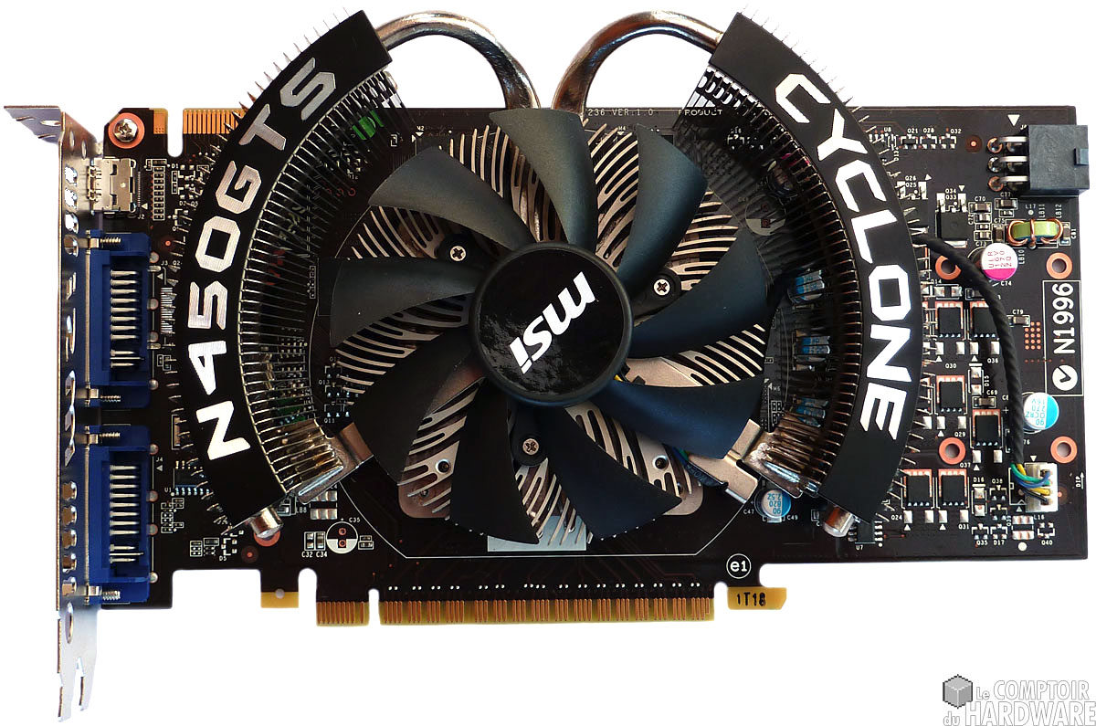 MSI GTS 450 Cyclone recto