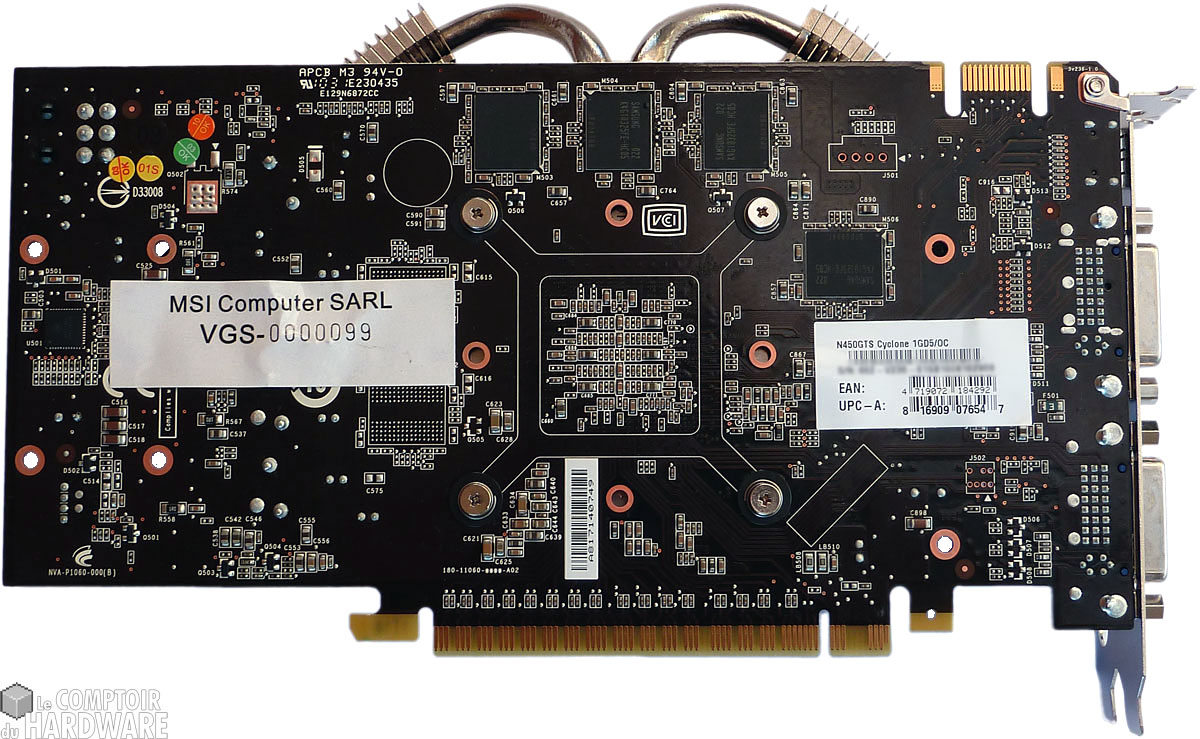 MSI GTS 450 Cyclone verso