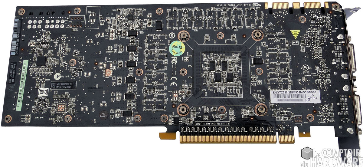 Asus GeFORCE GTX 580 verso