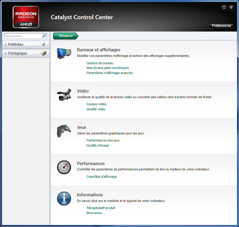 Screen Control Center