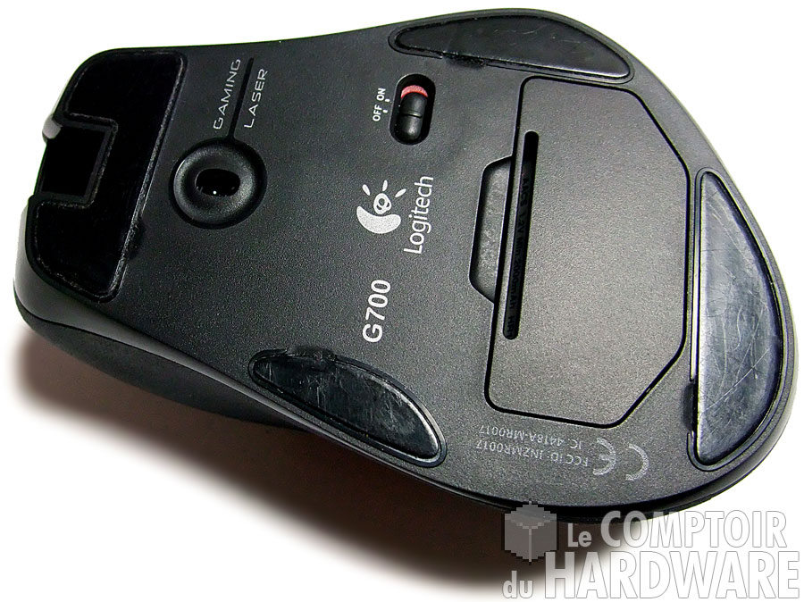 Logitech G700 - dessous