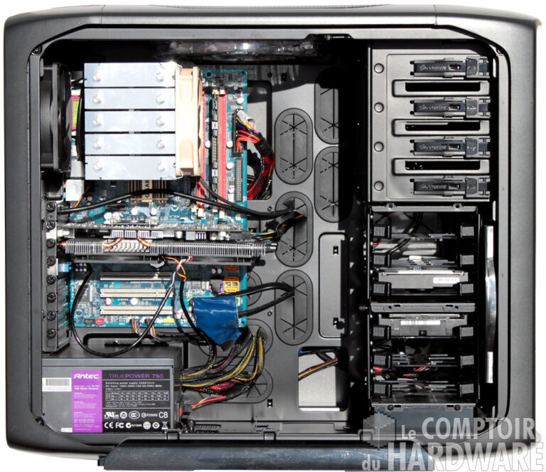 graphite 600T : un exemple de config montée