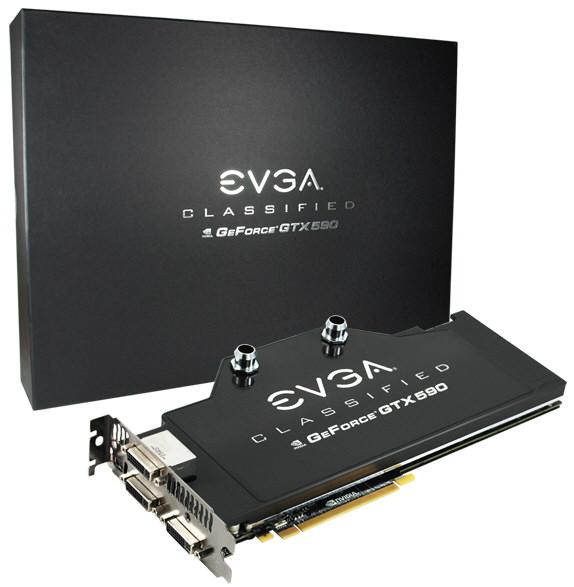 EVGA GTX 590 Classified Hydro Copper